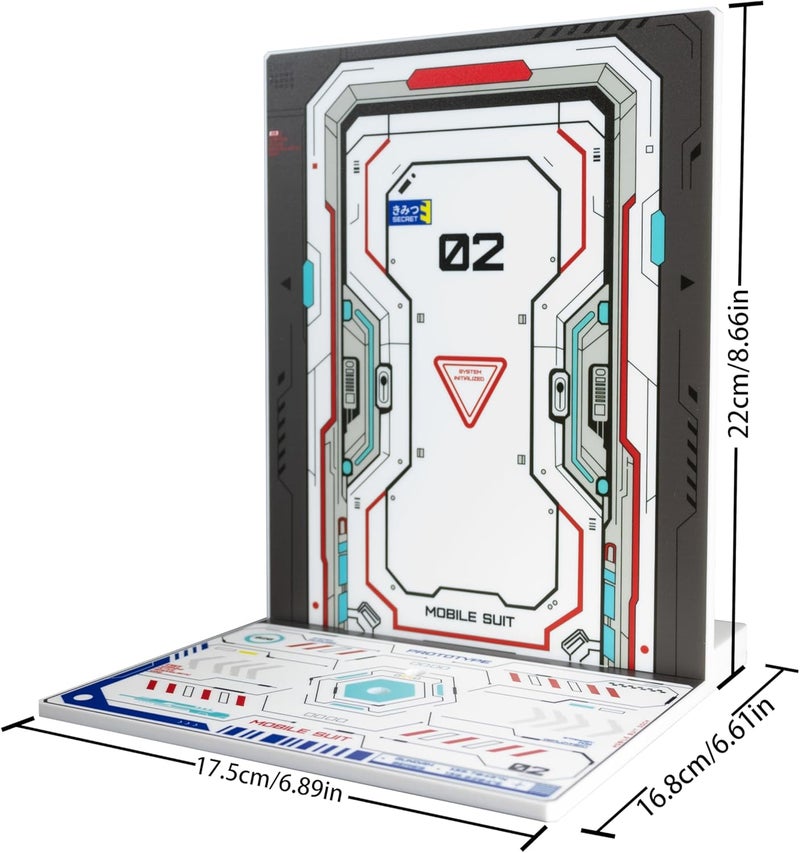 LBASE Acrylic Display Stand for Gundam MG/RG/HG/MGSD Models, Can be paired with -4th (-Display Stand(for 4th)) - Image 5